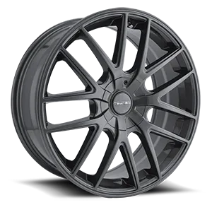 TOUREN TR60 3260 MATTE GUNMETAL 17X7.5 GLOSS BLACK