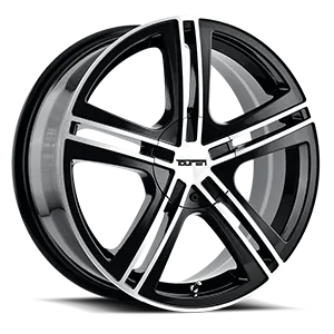 TOUREN TR62 3262 GLOSS BLACK MACHINED 16X7 GLOSS BLACK