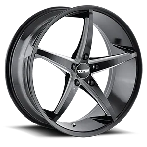 TOUREN TR70 3270 GLOSS BLACK MILLED 17X7.5 GLOSS BLACK