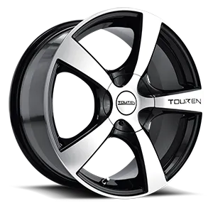 TOUREN TR9 3190 GLOSS BLACK MACHINED 16X7 GLOSS BLACK
