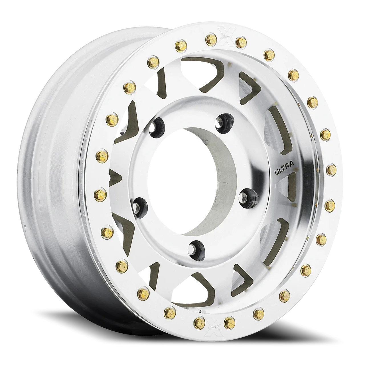 ULTRA 103M X103 XTREME 17X9 Machined with Polished Beadlock True Beadlock Wheel