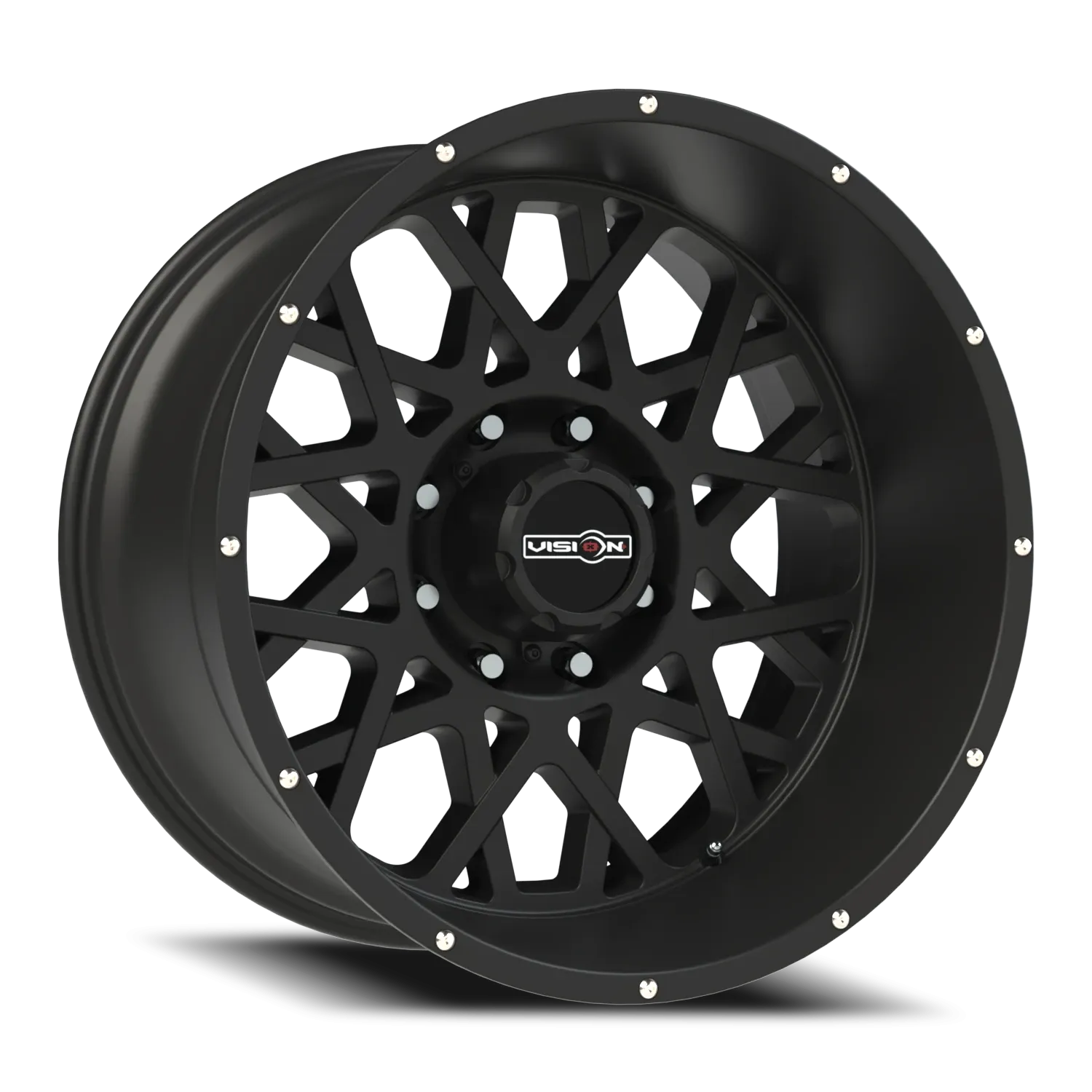 VISION 412 18X9 SATIN BLACK