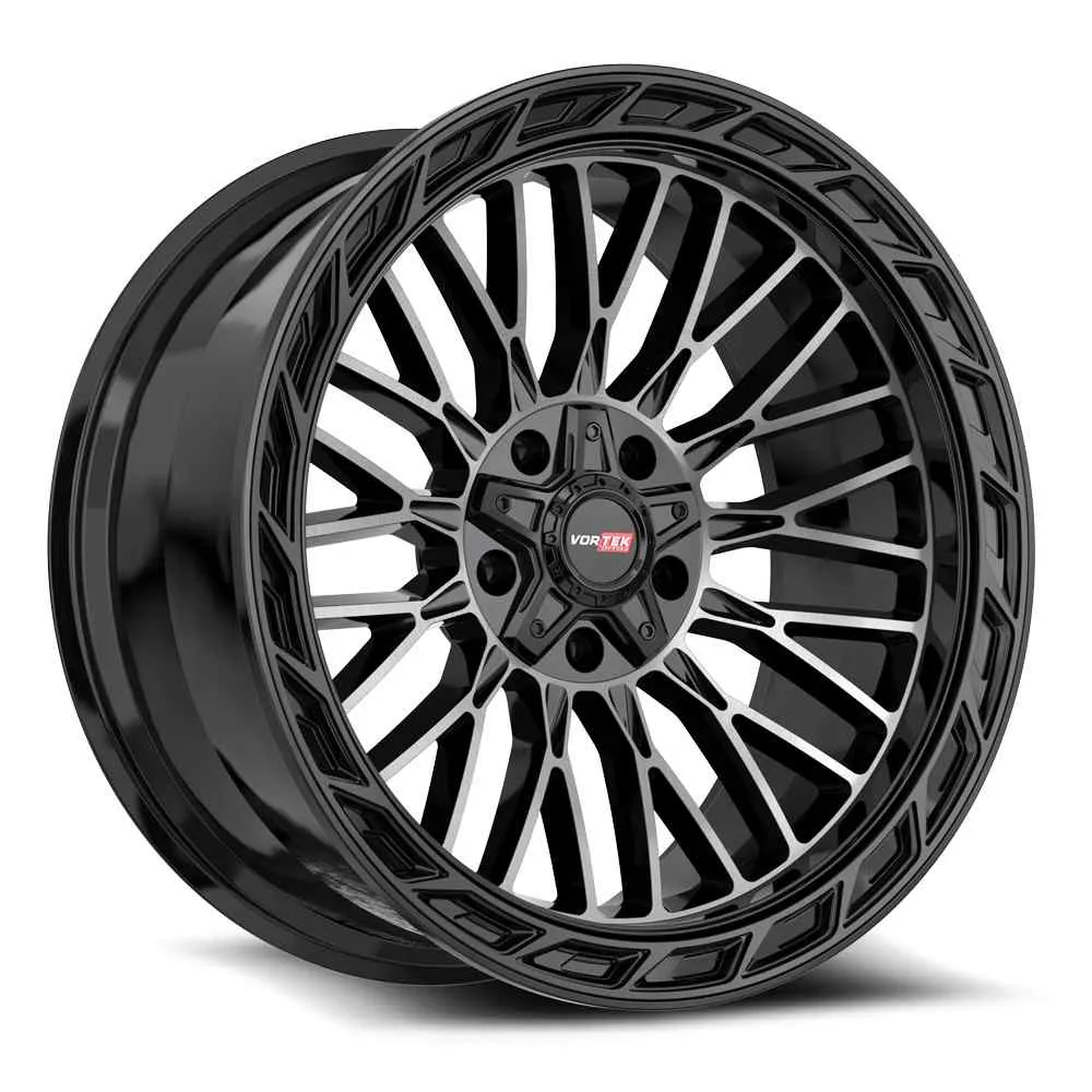 VORTEK OFFROAD VRP-502 20X10 BLACK/DIAMOND-CUT DARK TINT