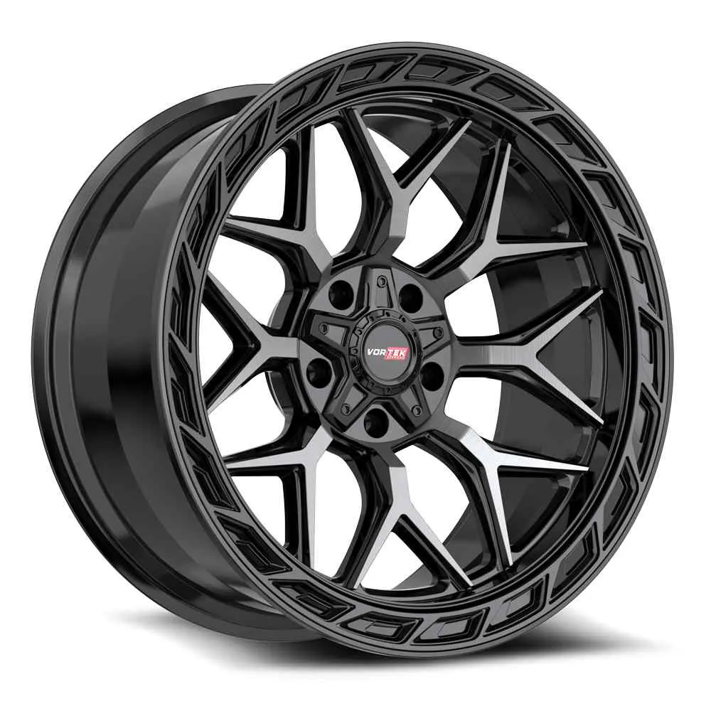 VORTEK OFFROAD VRP-504 20X9 BLACK/DIAMOND-CUT DARK TINT
